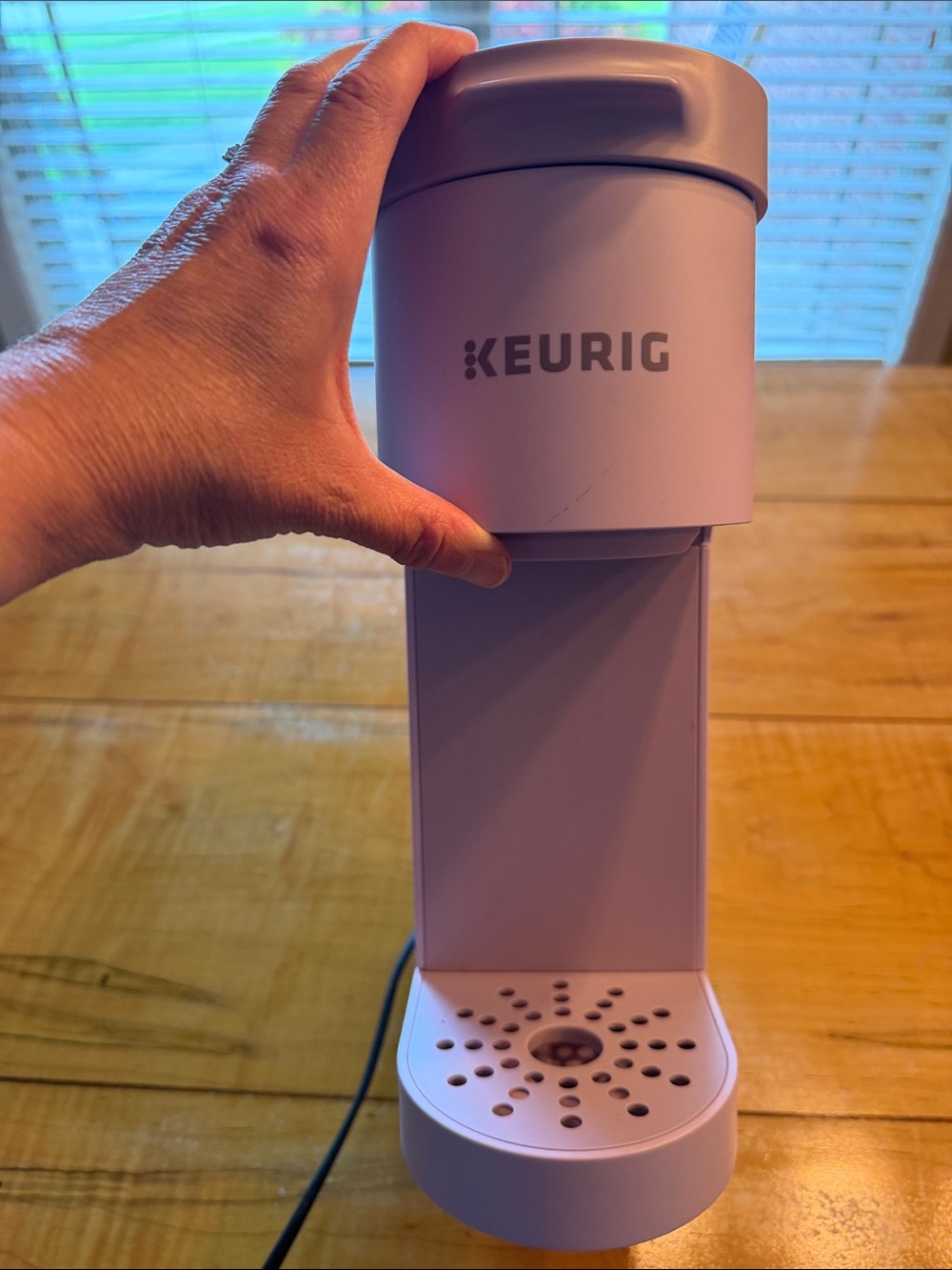 Light purple Keurig single serve